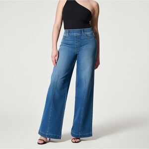 NWT spanx wide leg jeans small 2-4